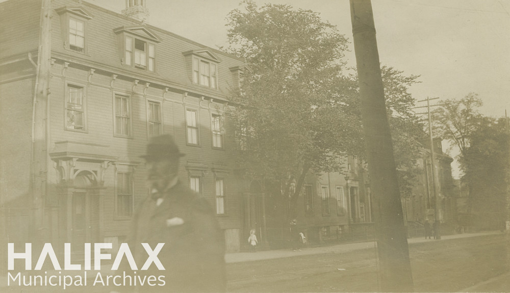 Pleasant Street in Halifax in the early twentieth century