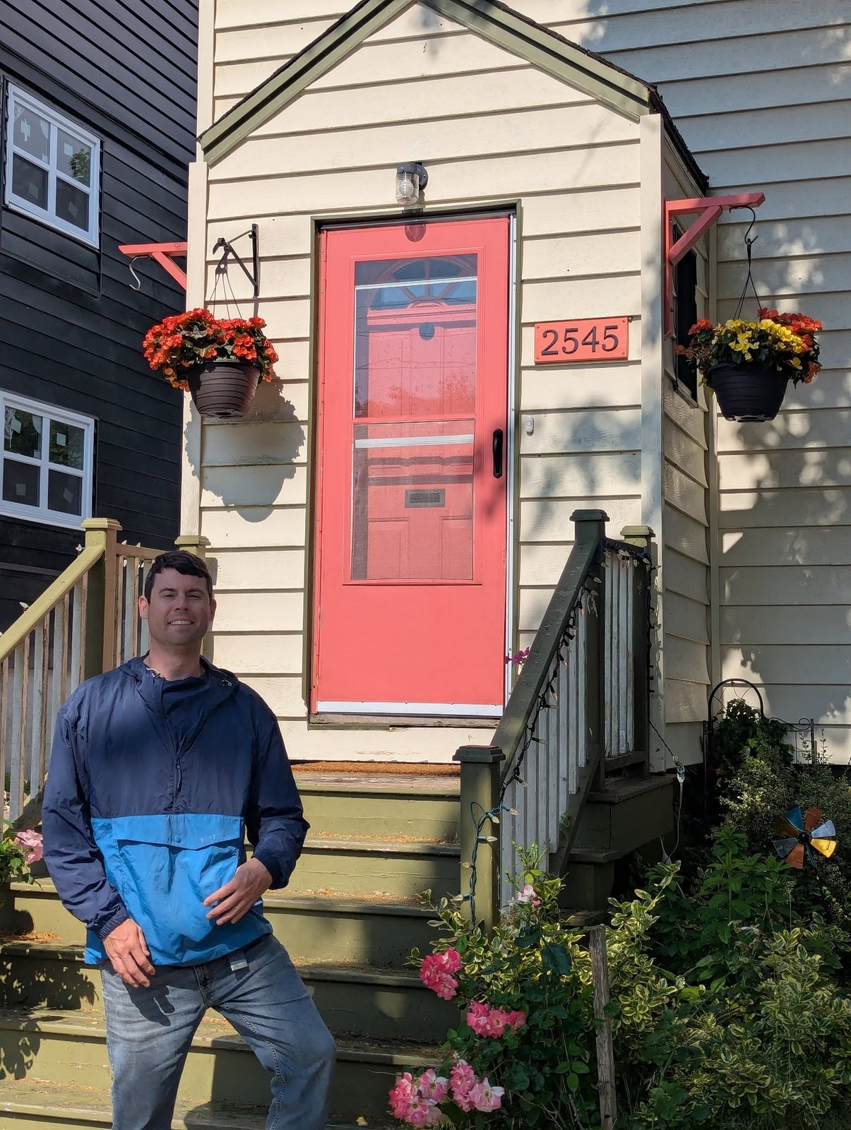 Michael Lefebvre at the Halifax family home