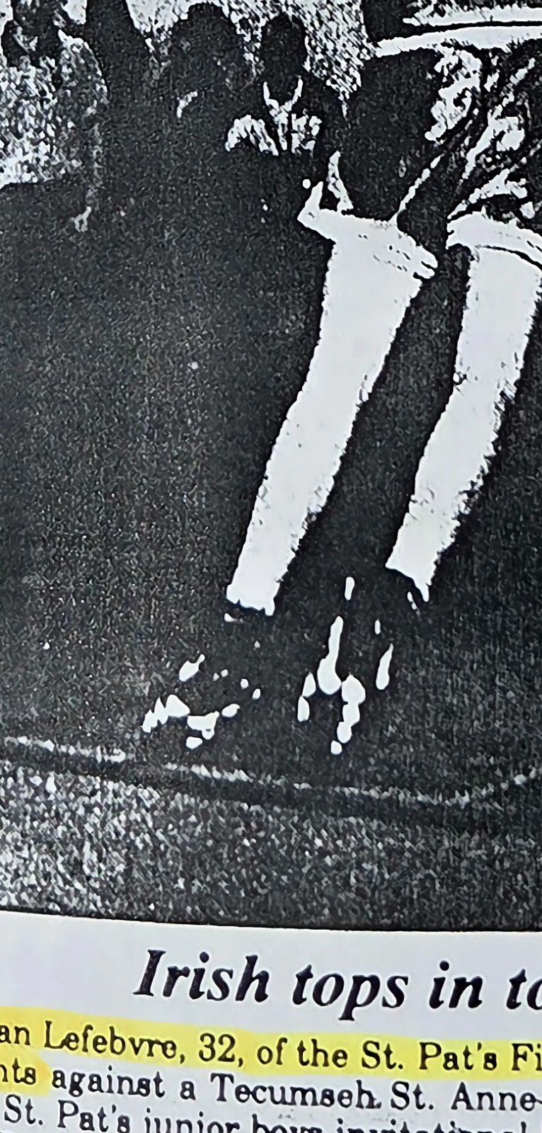 Brian Lefebvre in high school cross-country
