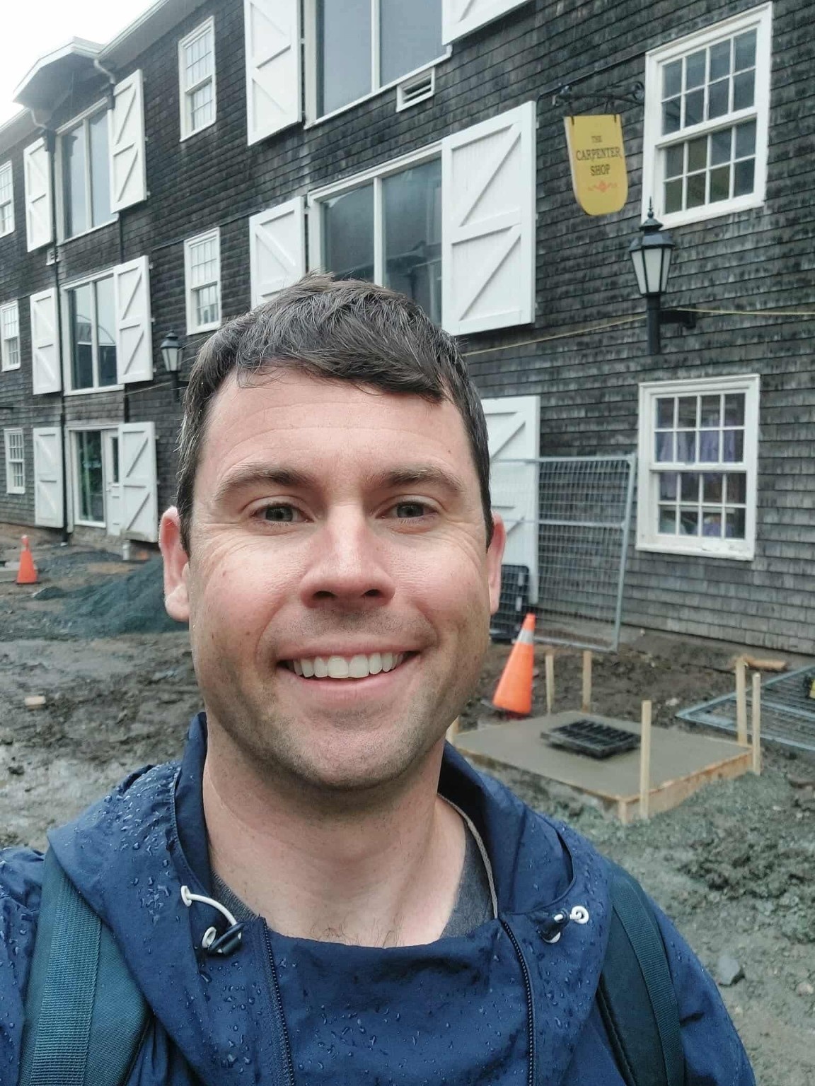 Michael Lefebvre at the Carpenter's Shop in Halifax Historic Properties