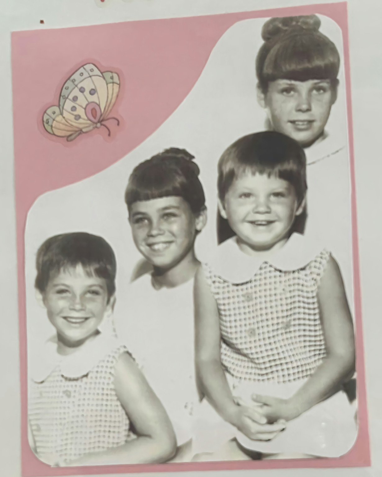 Portrait of the four Davies daughters