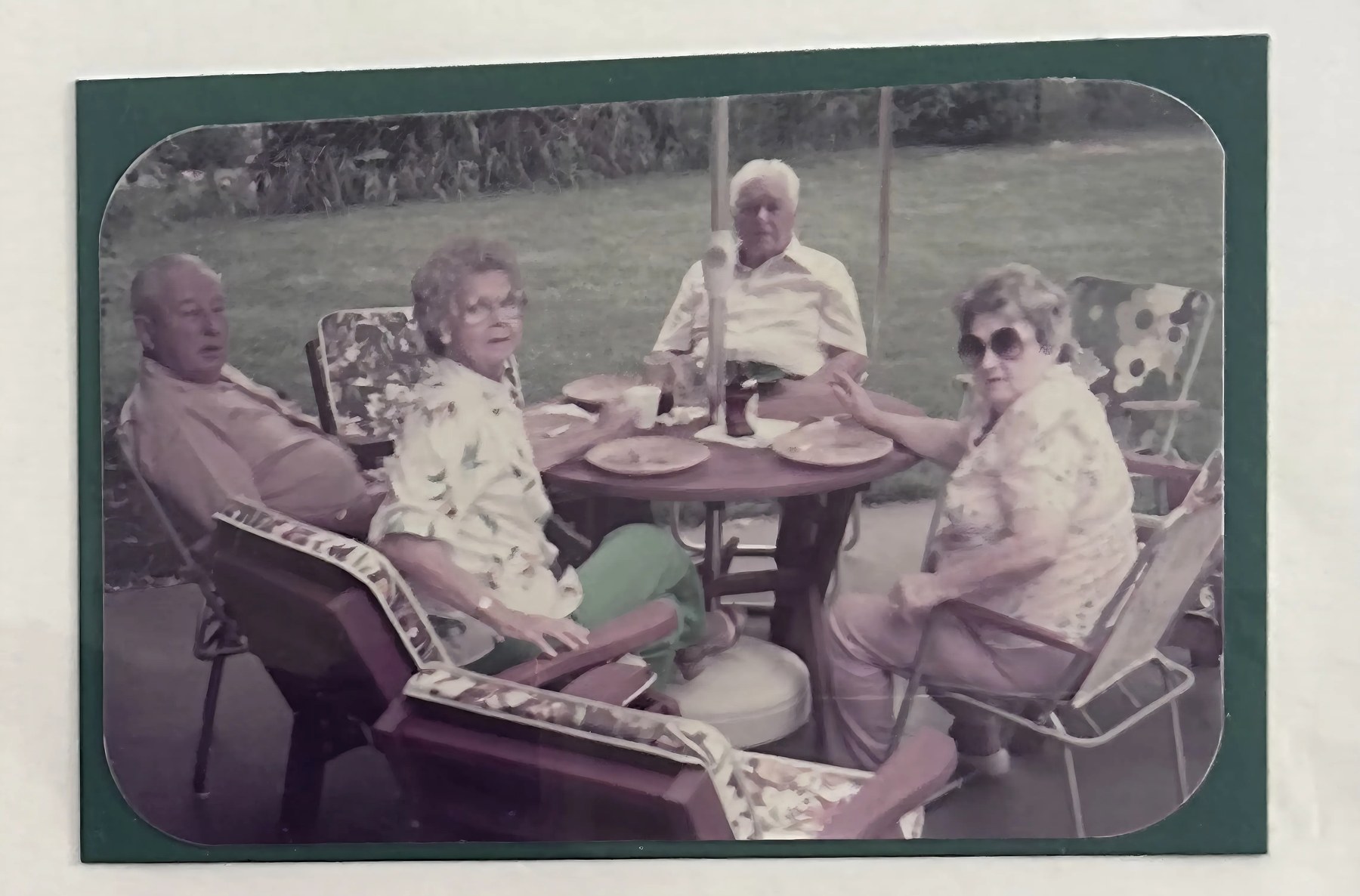 Edward and Eileen Davies with Donna’s parents