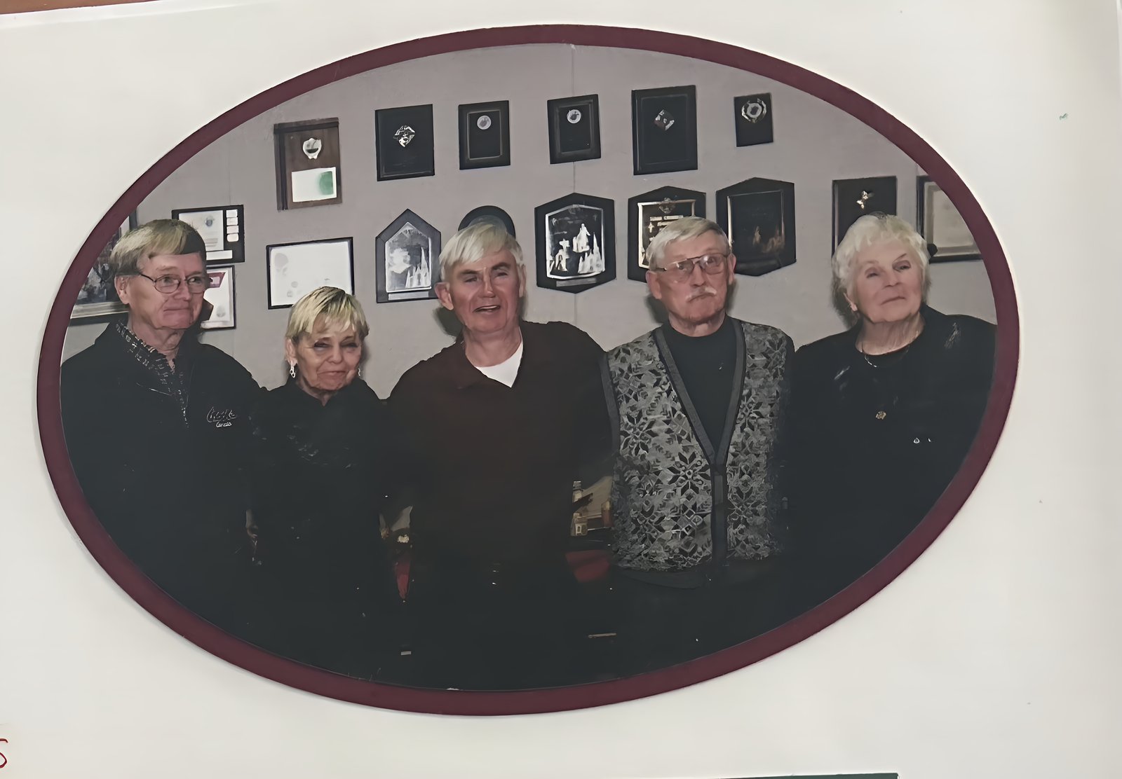 The five Davies siblings on another occasion