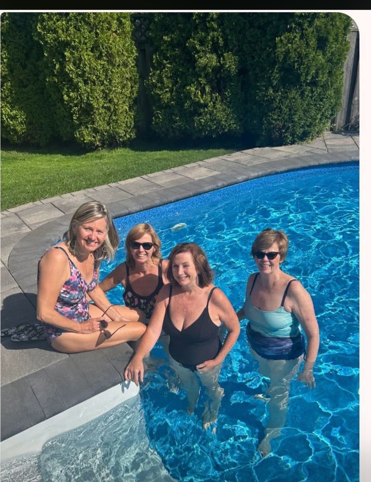The four Davies sisters together in 2025