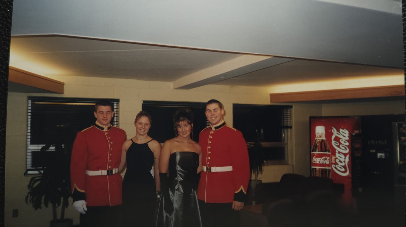Nathan, Krista (his date), Stephanie Cain (my gf), Brian