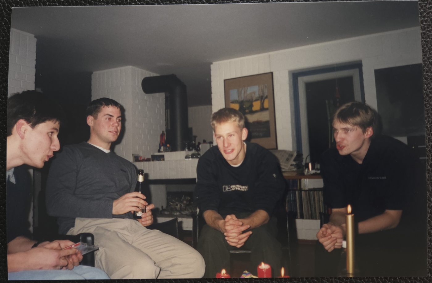 left person can't remember -= Brian, Martin Miertsch and Phillilp Beyer - a best bud from my exchange year.