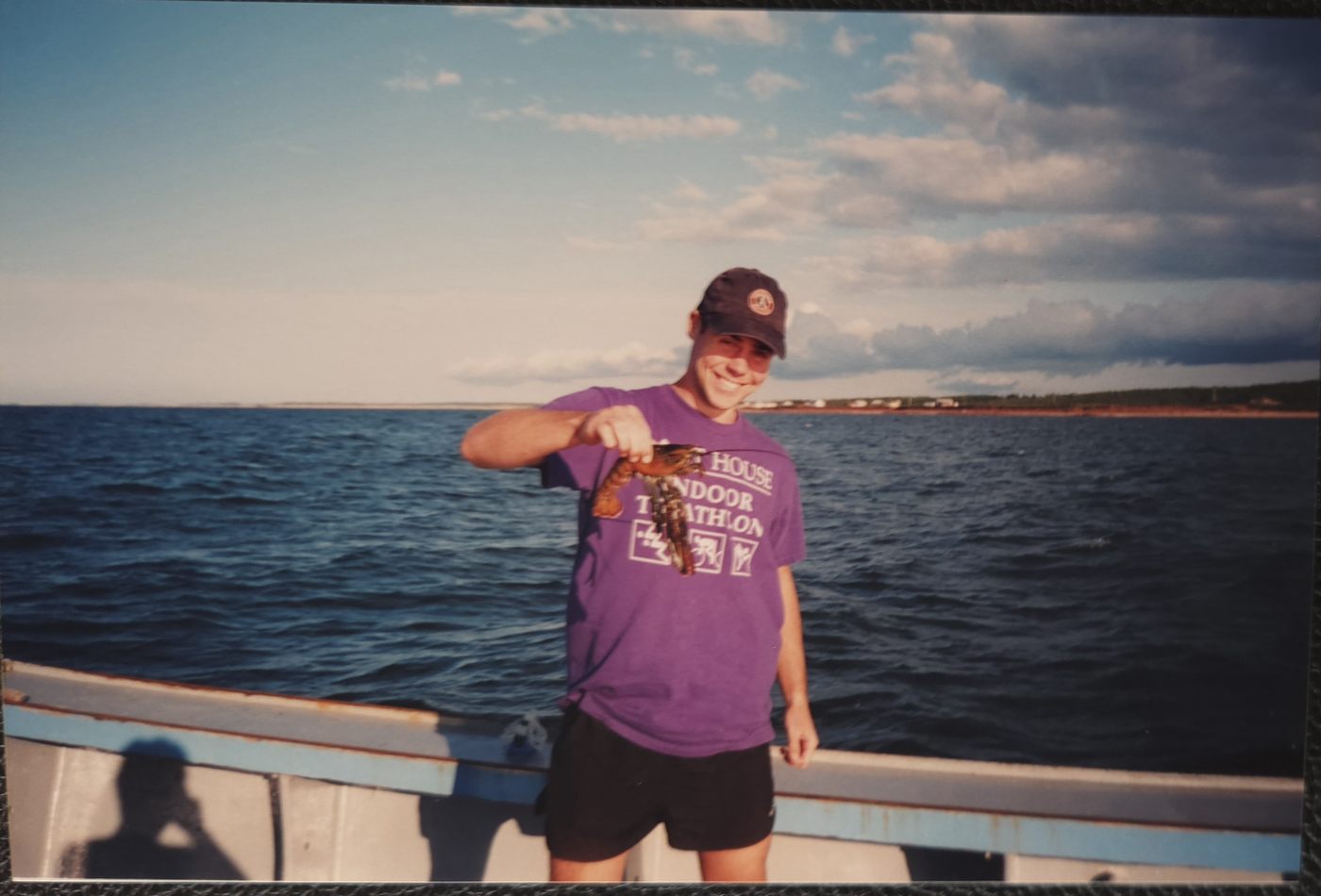 Me with another fresh lobster