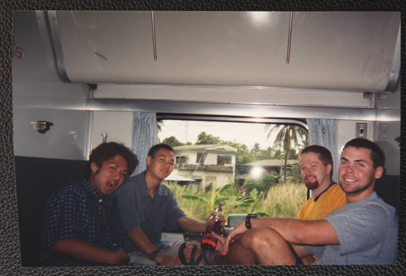 two thai hosts and Janan Sutherland and Me