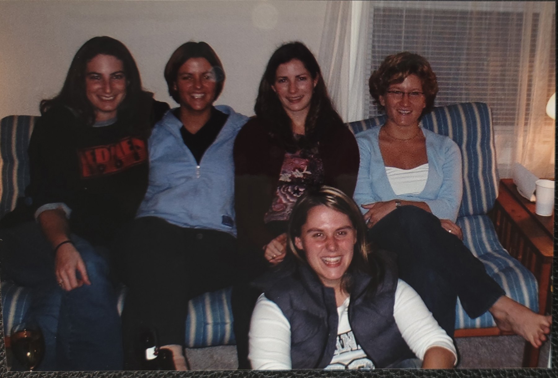 Jolene Lisi, Rebecca McCullough, Leah Friesen, Sandra Bourne and Isabelle Bertrand together at NOTC Venture in Victoria in 2001
